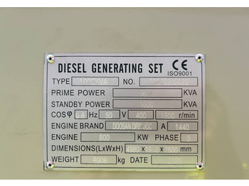 Doosan DP222CC - 1000 kVA Generator - DPX-19859  - Електрогенератор: снимка 4