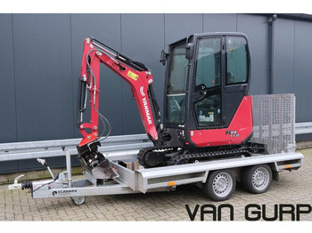 Yanmar SV17VT Powertilt + trailer 2700kg | 2022 | 150h - Мини багер