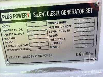 PLUS POWER GF2-50 50 kVA (Unused) - Електрогенератор: снимка 5
