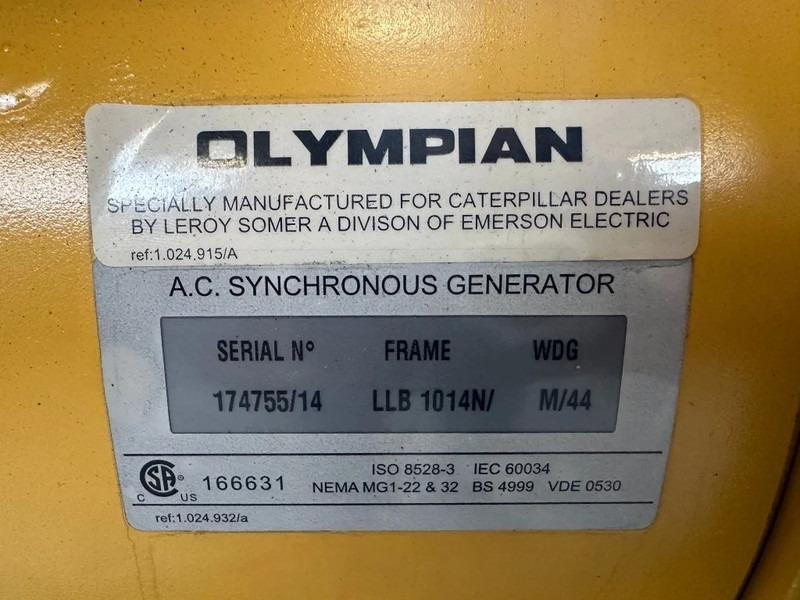 Електрогенератор Perkins Caterpillar GEP16SP-2  Olympian 15 kVA generatorset: снимка 15