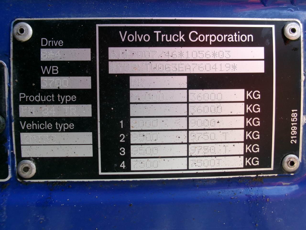 Бетоновоз Volvo FM 420 8X4 Cifa MK25H concrete pump 25 m / mixer 7 m3: снимка 50