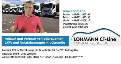 SCHMIDT 3-Achs Kofferauflieger+ LBW - Полуремарке